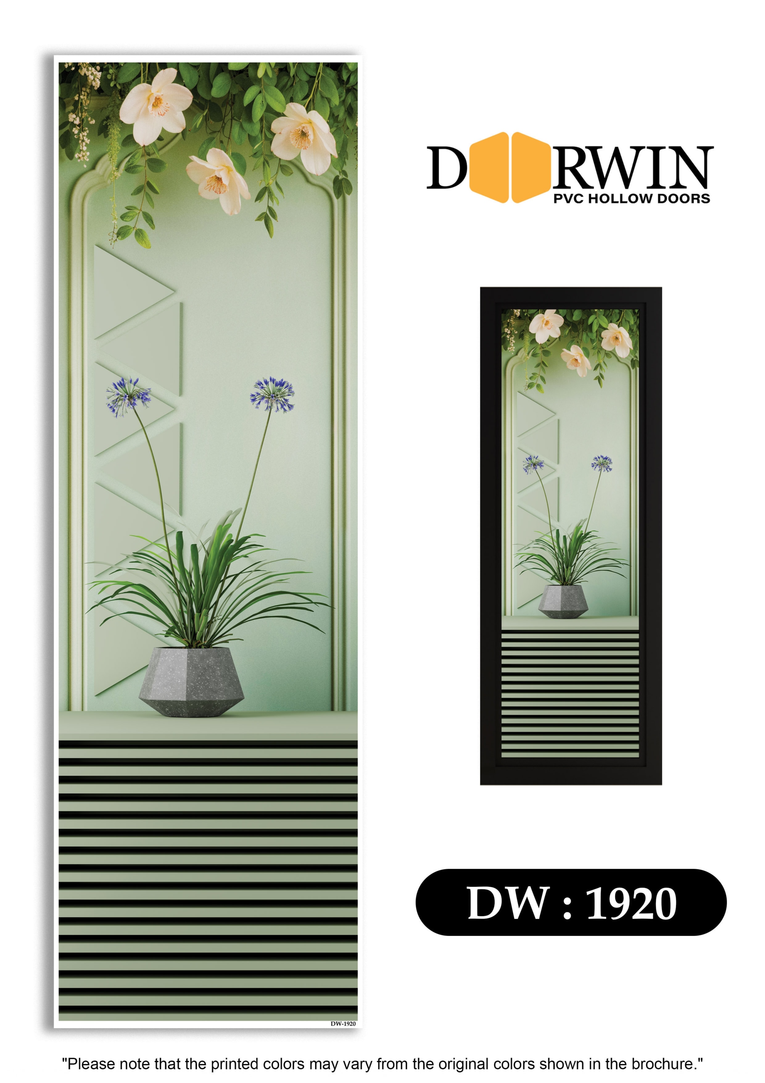 Floral botanical panel