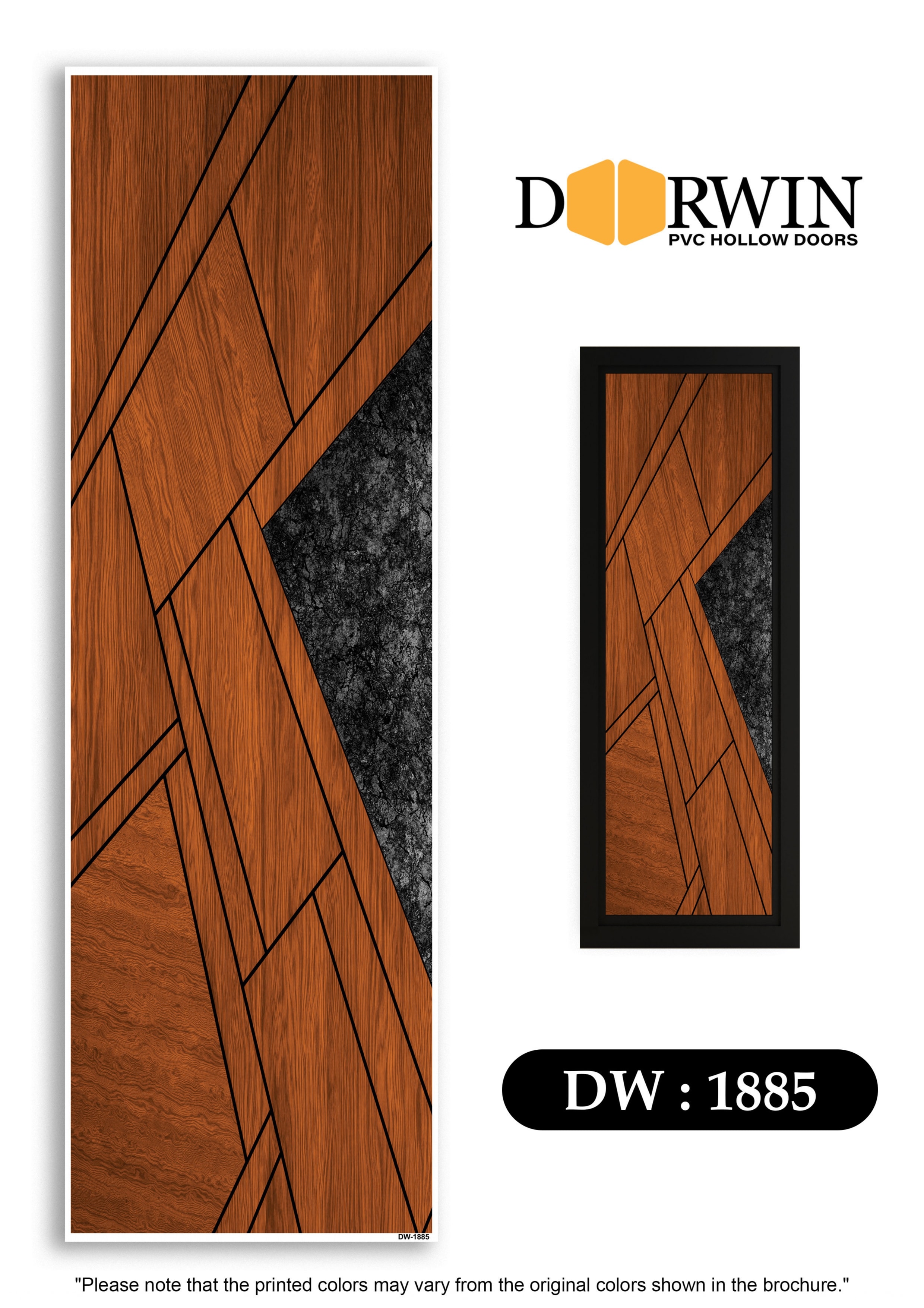 Modern geometric finish
