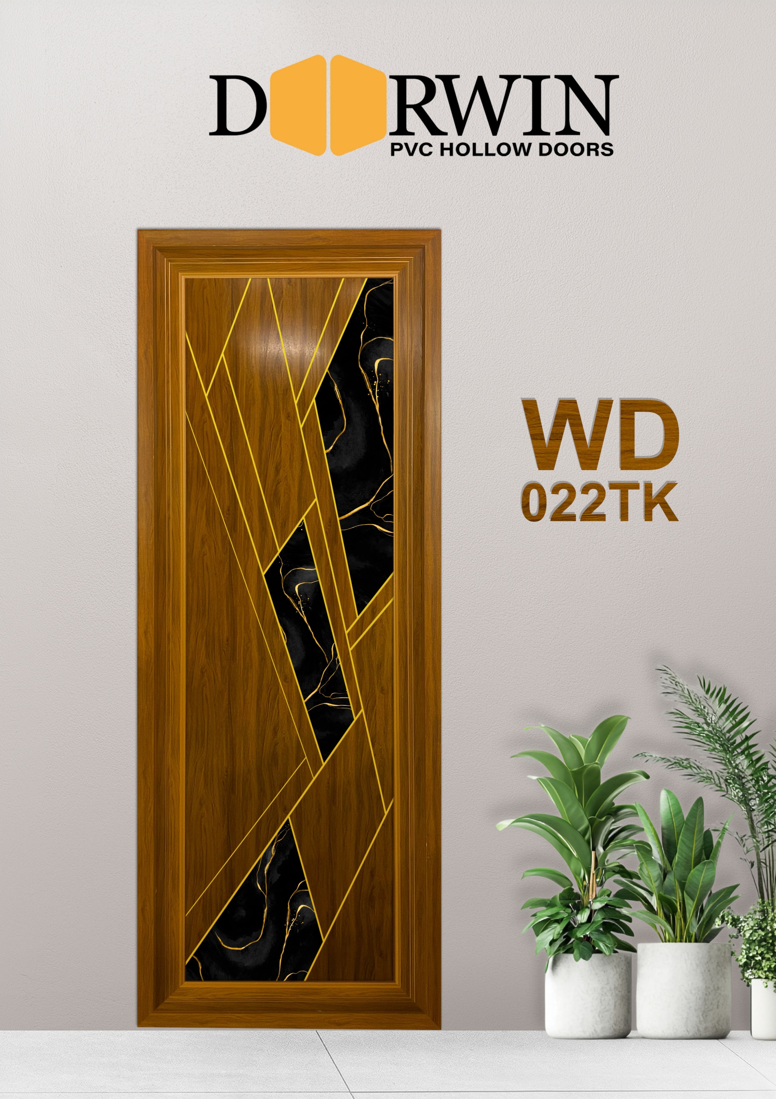 Glass panel door