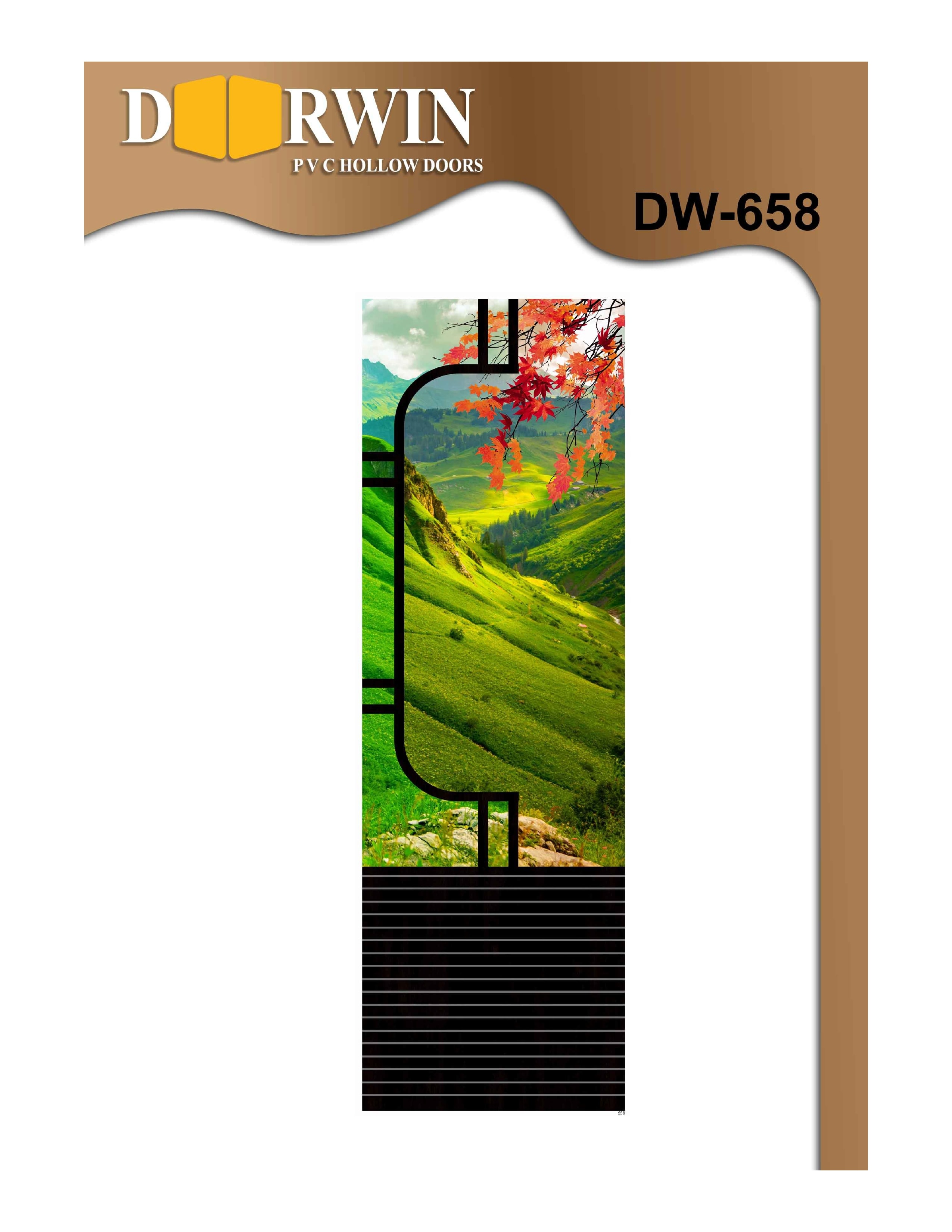 Mountain landscape panel