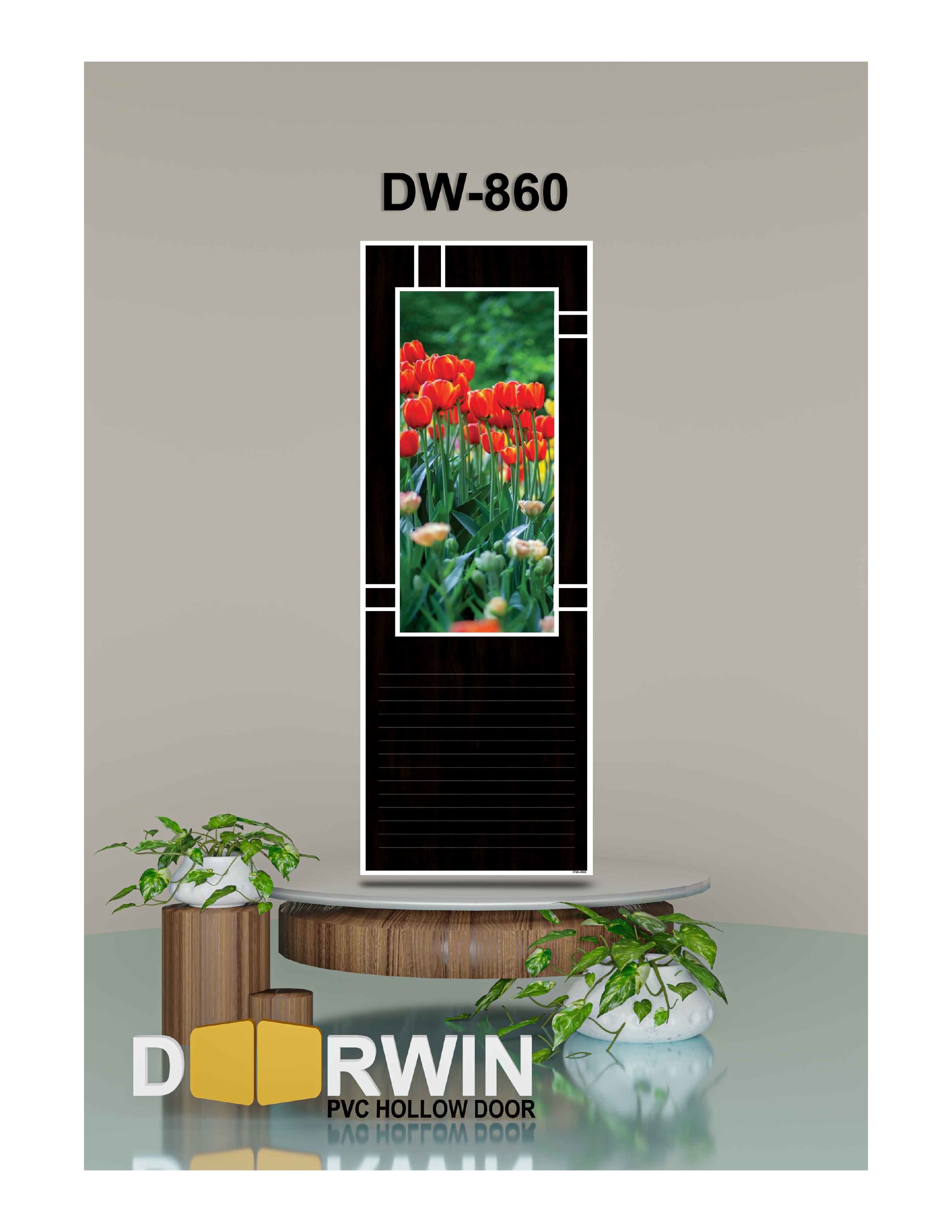 Tulip display screen panel